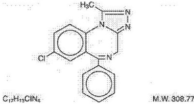 Alprazolam025 Structural Formula - Alprazolam025StructuralFormula