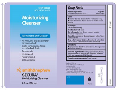 secura-moisturizing-cleanser-figure-2.jpg Package Display - Bottle, Spray (236mL) - secura moisturizing cleanser figure 2