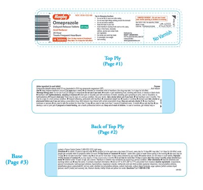 omeprazole-fig1.jpg PACKAGE LABEL-PRINCIPAL DISPLAY PANEL - 20 mg (14 Tablet Bottle) - omeprazole fig1