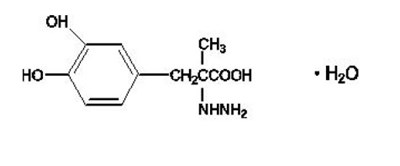 Carbidopa Chemical Structure - cls tabs carbi str
