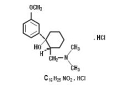 tramadol-hydrochloride-er-150mg-capsules-01.jpg Figure 1 The structural formula of tramadol hydrochloride - tramadol hydrochloride er 150mg capsules 01
