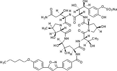Chemical Structure Of Micafungin Sodium (Mic19 0000 01)