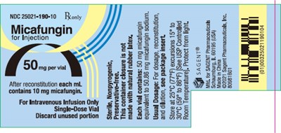Package Label – Principal Display Panel – Vial Label (Mic19 0000 02)