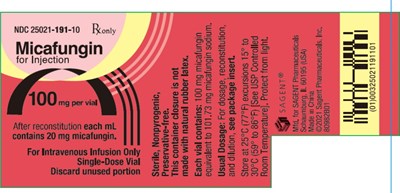 Package Label – Principal Display Panel – Vial Label (Mic19 0000 03)