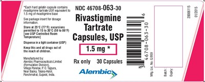 rivastigmine-mg15.jpg 1.5 mg 30's Bottle Pack - rivastigmine mg15