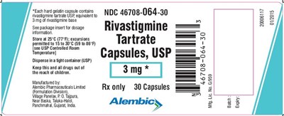 rivastigmine-mg3.jpg 3 mg 30's Bottle Pack - rivastigmine mg3