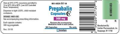 pregabalin-caps-300mg-30s-count.jpg PRINCIPAL DISPLAY PANEL - 300 mg Capsule Bottle Label - pregabalin caps 300mg 30s count