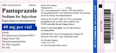 Package Label (PRINCIPAL DISPLAY – Pantoprazole Sodium for Injection Tray Label)