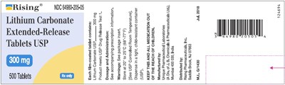 Lithium Carbonate Er Tab 300mg 500ct