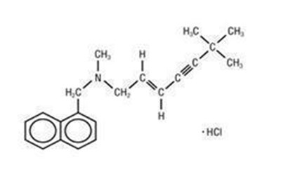 structure - terbinafine tablets  figure 1