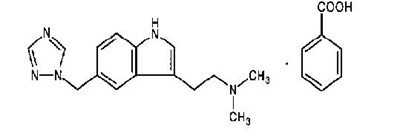 1 - rizatriptan structure one