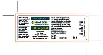 Khapzory 300 mg/vial Vial (Vial 300)