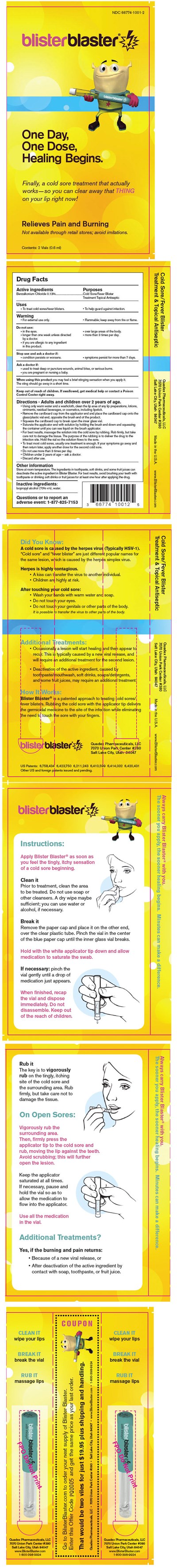 blister-blaster-01.jpg PRINCIPAL DISPLAY PANEL - 0.6 ml Vial Blister Pack - blister blaster 01
