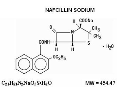 Chemical Structure (Nafcillin Str)