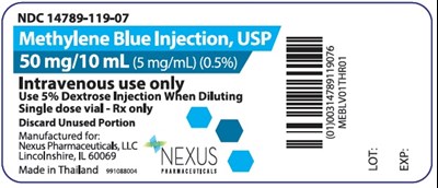 Principal Display Panel – 10 mL Vial Label (Meblv01thr01)