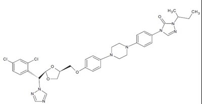 itraconazole-struct - itraconazole struct