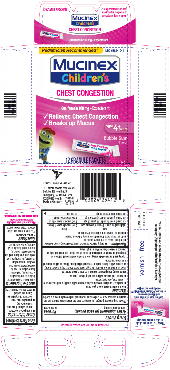 Product Images Mucinex Childrens Chest Congestion Minimelts Bubble Gum