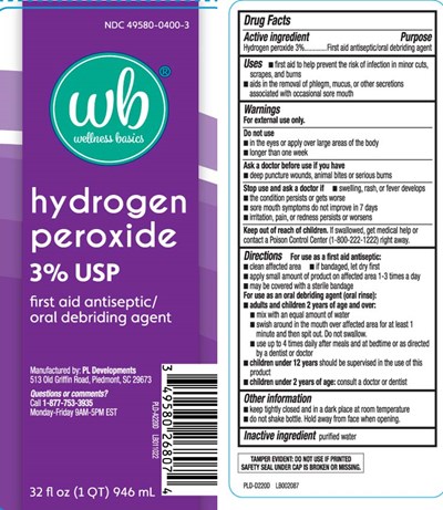 Hydrogen Peroxide 3% (Wellness Basics Hydrogen Peroxide 3 Percent 1)