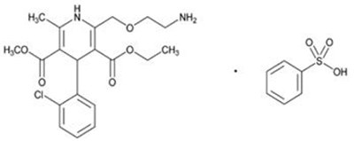 Amlodipine Chemical Structure (Amlodipineolme Str1)