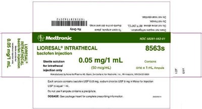 Carton For 1 Ampule 0.05 mg In 1 mL (Lioresalintrathecal Carton005 In 1ml 1ampule)
