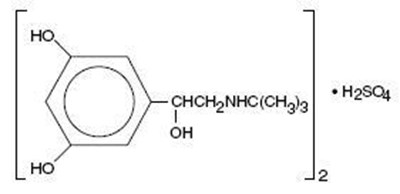 terbutaline-01.jpg Chemical Structure - terbutaline 01