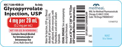 gly05-0001-05.jpg Principal Display Panel – Glycopyrrolate Injection, USP 4 mg per 20 mL Vial Label - gly05 0001 05