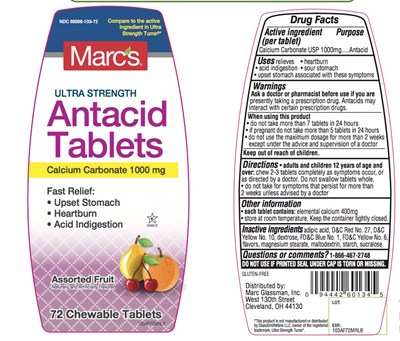 Ultra Strength Assorted Fruit Antacid 72 Chewable Tablets (103af72pvlflb)