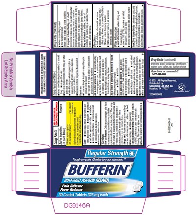 Principal Display Panel (325 mg Table Bottle Carton)