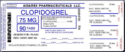 clopidogrel-75mg-tab-for-aurobindo-10.jpg IMAGE LABEL - clopidogrel 75mg tab for aurobindo 10