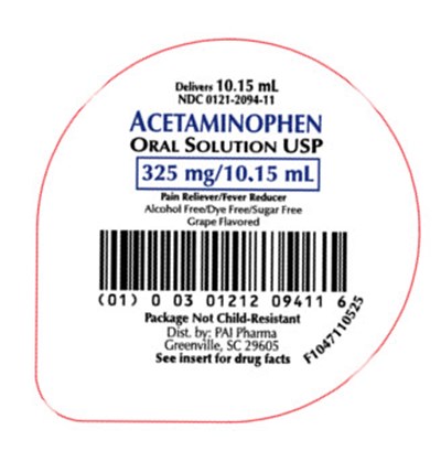 lidding for 10.15 mL Acetaminophen Oral Soln FN1047 - apap fn1047 10 15ml 1