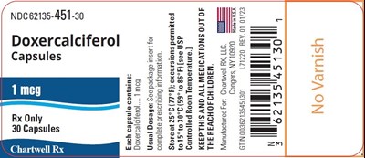 doxercalciferol-capsule-1mcg-30s-label.jpg image description - doxercalciferol capsule 1mcg 30s label