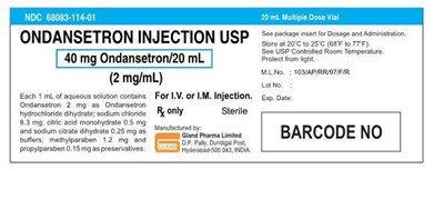 ondansetron spl label