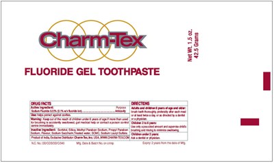 charm-tex-01.jpg PRINCIPAL DISPLAY PANEL - 42.5 Grams Tube Label - charm tex 01