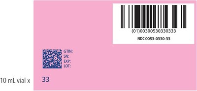 hemgenix-27.jpg PRINCIPAL DISPLAY PANEL - NDC: 0053-0330-33_ 161-165 KG KIT VARIABLE LABEL - hemgenix 27