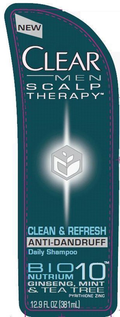 Clear Men Clean And Refresh Ad Shampoo Front (Clearmenclnandrefreshadshampoopdp)