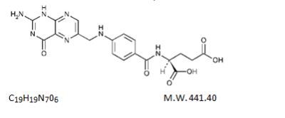 folic-acid-01.jpg The structural formula of folic acid, USP is as follows: - folic acid 01