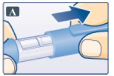 Fig. A (Pull off pen cap)