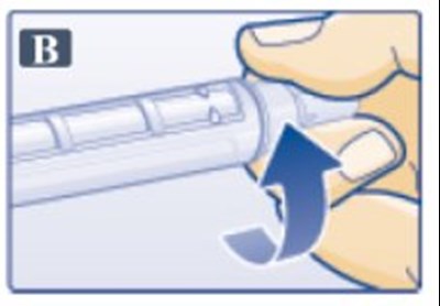 Fig. B (Remove protective tab.)
