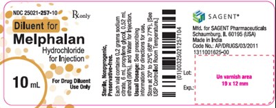 Package Label – Principal Display Panel – Vial Label (Mel0c 0000 03)