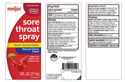 Meijer Sore Throat Spray (Sore Throat Spray Cherry 1)