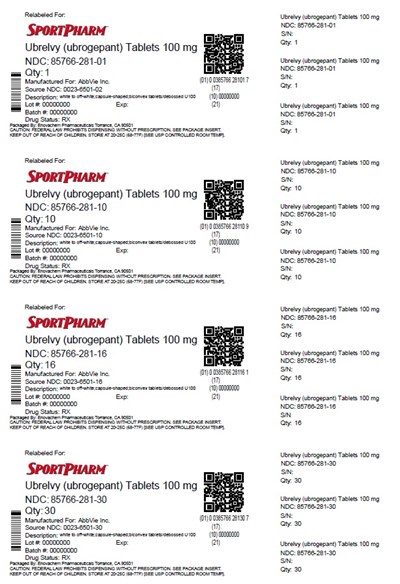 100 (Label 100mg)