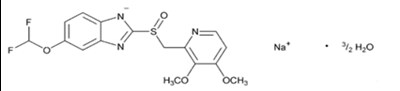 Structure (Pantoprazole Sodium For Injection 1)