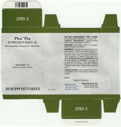 Principal Display Panel (10 Suppositories Carton)