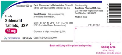 sildenafil-fig9.jpg PACKAGE LABEL-PRINCIPAL DISPLAY PANEL - 50 mg (30 Tablets Bottle) - sildenafil fig9