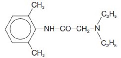Lidocaine Chemical Structure (Lidocaine Structure)