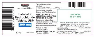111 - labetalol 300 mg 100s