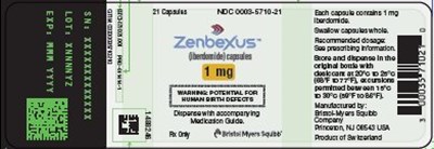 Zenbexus 1 mg Representative Packaging (Zenbexus 1mg Label)