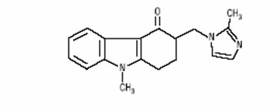 Structural Formula Of Ondansetron Base (Ondansetron Odt 4mg 8mg Tab For Glenmark 2)