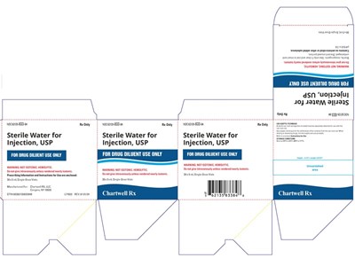 Sterile Water For Injection Carton Label (Sterile Water For Injection Carton Label)