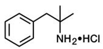 Chemical Structure - phentermine 02